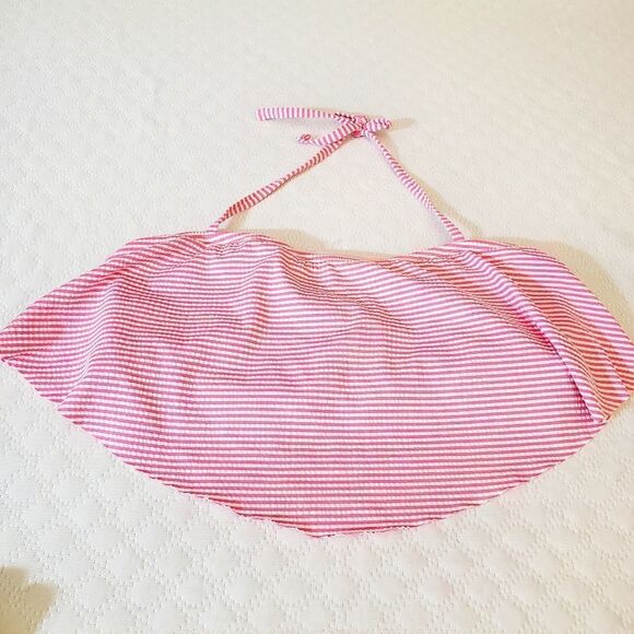 Cat & Jack White and Pink Striped Swimset Size 14-16 ( Girls ) - Picture 4 of 11